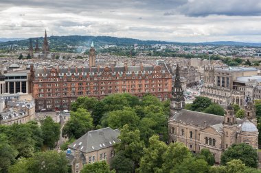 Edinburgh manzarası, İskoçya, İngiltere