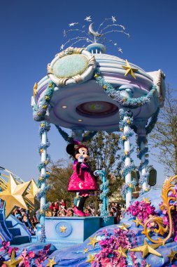 Character during Disneyland Paris Parade clipart