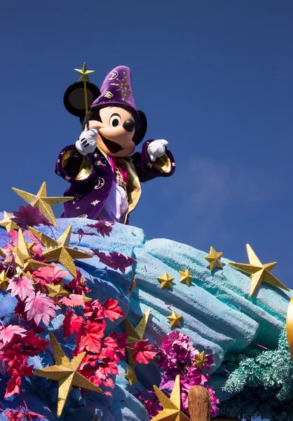 Mickey Mouse tijdens Disneyland Parijs Parade — Stockfoto