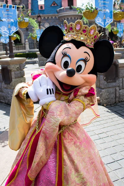 Minnie during Disneyland Paris' show — Stok fotoğraf