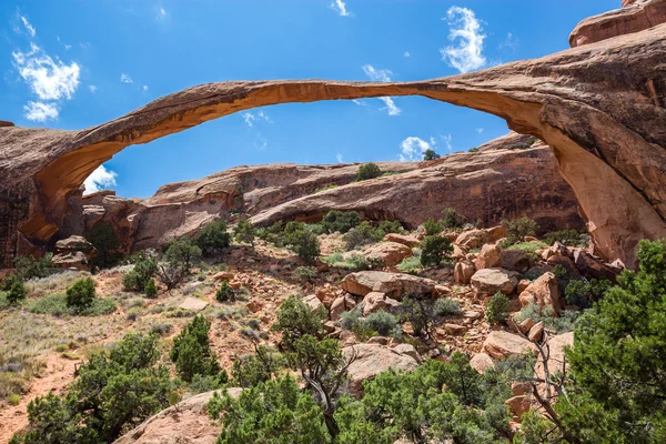 Landscape Arch in Arches National Park, Utah, USA. — Stock Photo, Image