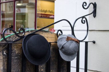 221B Baker Street in London, UK, Sherlock Holmes house clipart