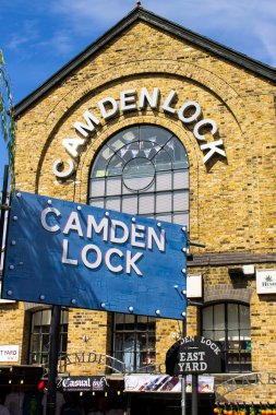 Camden Lock, Camden Town, London, UK clipart