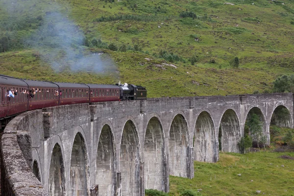 Detail parní vlak na slavné Cheddar Gorge, Skotsko, Velká Británie — Stock fotografie