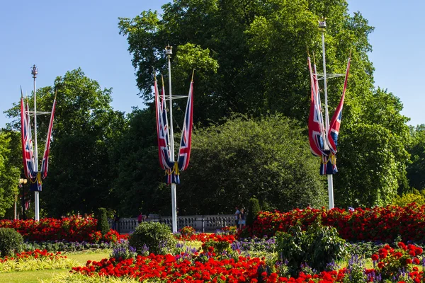 Banderas británicas Londres — Foto de Stock