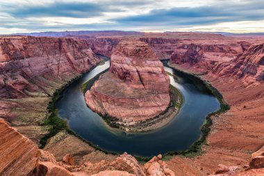 At nalı Bend alacakaranlıkta, Arizona ABD