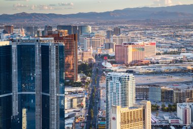 Stratosfer Kulesi 'nden Las Vegas manzarası