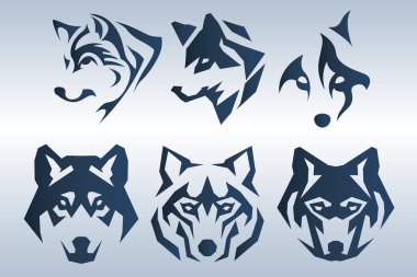 Blue Wolf Logo Free Vector Eps Cdr Ai Svg Vector Illustration Graphic Art