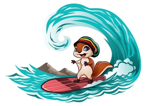 Dalgalar sürme sincap