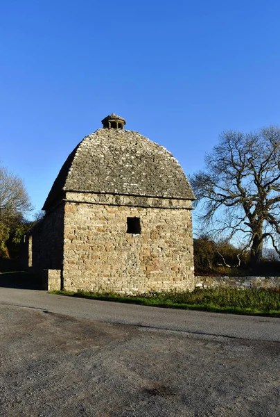 Penmon Priory Beaumaris Anglesey Wales Beautiful Old Dovecote Secluded Grounds Stock Picture