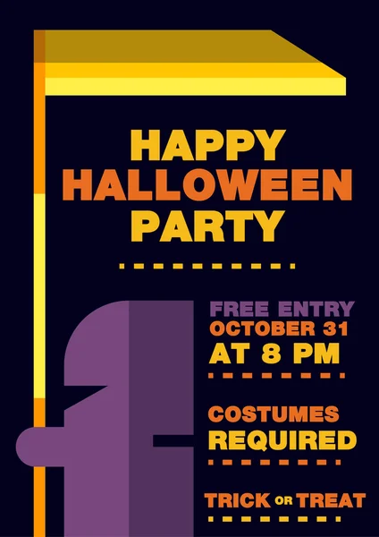 Cadılar Bayramı davetiyesi broşür, Messenger ölüm Tema