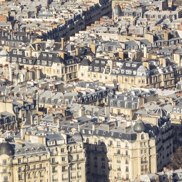 Casas francesas velhas características vistas de cima — Fotografia de Stock