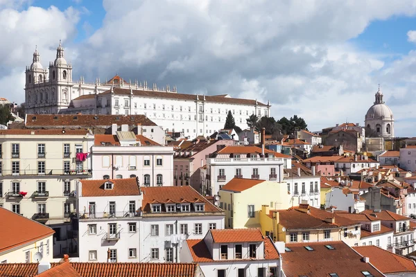 旧市街や大聖堂、リスボン、ポルトガル — ストック写真