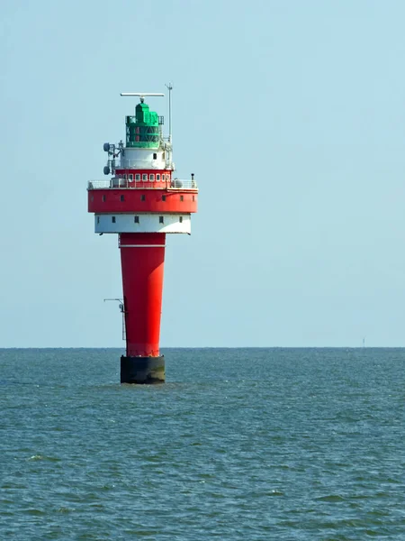 Faro Alte Weser Mar Del Norte — Foto de Stock