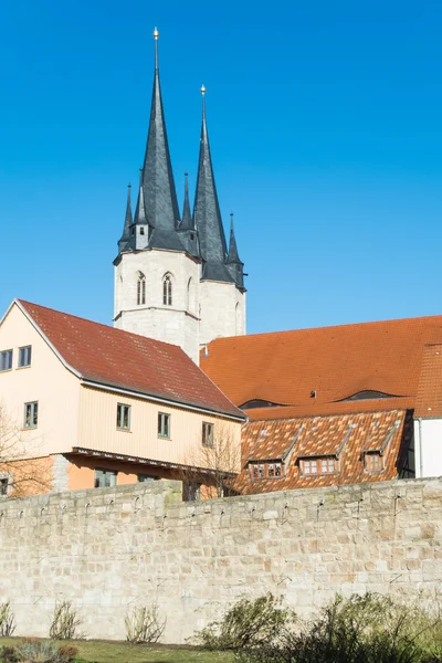 Jacobi igreja da cidade Muehlhausen, Alemanha, Europa — Fotografia de Stock