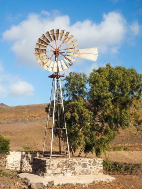 Windmill at Fuerteventura, Canary Islands clipart