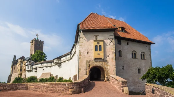 Castel Wartburg lângă orașul Eisenach, Germania — Fotografie, imagine de stoc