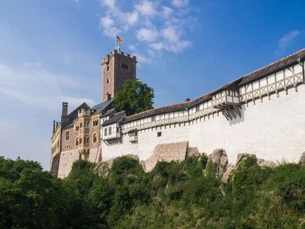 Castillo Wartburg cerca de la ciudad Eisenach, Alemania — Foto de Stock