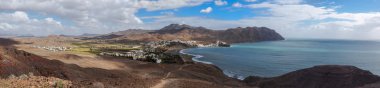 Köy Las Playitas Fuerteventura, Kanarya Adaları, Panorama görünümünü