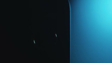Closeup Smartphone fotoğraf makinesi ölçü birimi