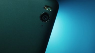 Closeup Smartphone fotoğraf makinesi ölçü birimi