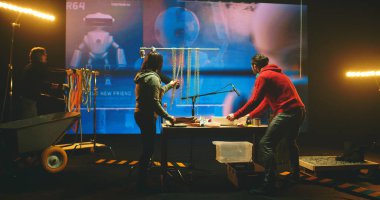 Ses tasarımcıları 3B karikatür için ses oluşturuyorlar