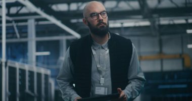 Kişisel Cihaz Ölçümleri Uzmanı. Veri Yönetimi Uzmanı Engin Veri Depolama ile çevriliyken Tablet Performans Ölçümlerini Denetliyor. Büyük Veri, Sunucu Performansı ve Analizi.