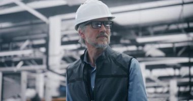 Uzman Değerlendirme Üretim Hattı Verimliliği. Güvenlik Gear Değerlendirmelerinde Erkek Teknik Uzman Robot Tesislerinde Üretim Hattı Verimliliği. Operasyonel Mükemmellik, Performans İncelemesi.