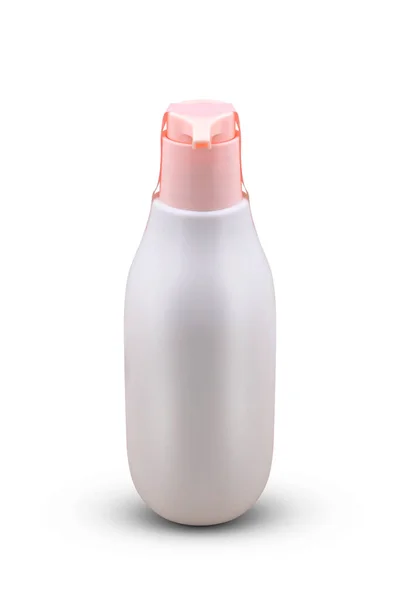 Plast Flaska Med Dispenser Isolerad Vit Bakgrund — Stockfoto