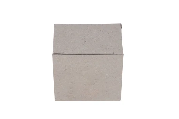Mini Karton Isoliert Auf Weißem Hintergrund — Stockfoto