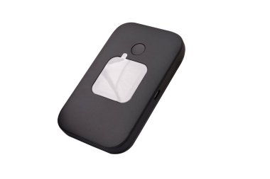 Taşınabilir usb - 4G yönlendirici beyaz arkaplanda izole edildi
