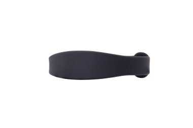 Temassız ödeme siyah akıllı bant beyaz arka planda izole 