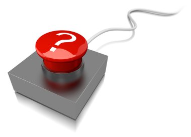 Red Buzzer on cable clipart