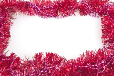 Noel dekorasyon Noel ağacı topları izole beyaz bir arka plan üzerinde