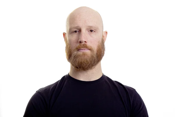 Portrait of handsome young man against white background — Stock Photo, Image