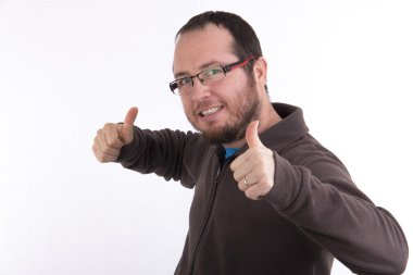 Çift başparmak dayanabiliyor başarılı adam