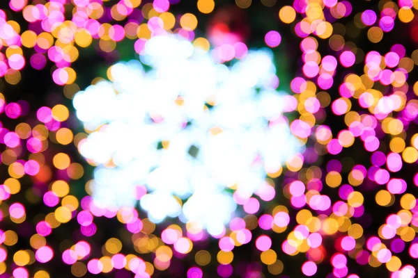 Defocused Christmas Bokeh background on chrismas day — Stock Photo, Image