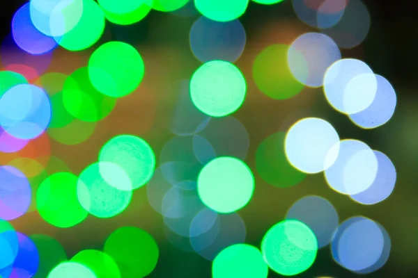 Defokussierte Weihnachten Bokeh Hintergrund am Weihnachtstag — Stockfoto