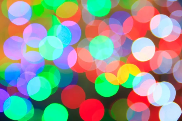 Defokussierte Weihnachten Bokeh Hintergrund am Weihnachtstag — Stockfoto