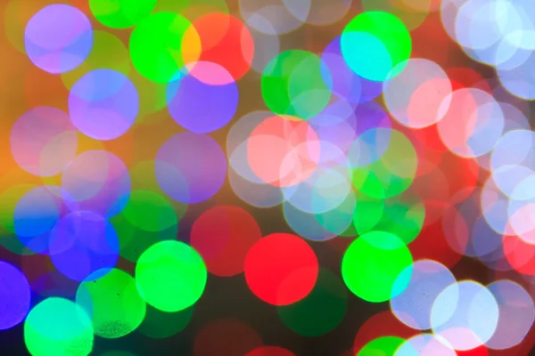 Defokussierte Weihnachten Bokeh Hintergrund am Weihnachtstag — Stockfoto