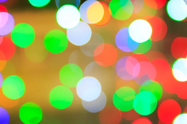 Defokussierte Weihnachten Bokeh Hintergrund am Weihnachtstag — Stockfoto