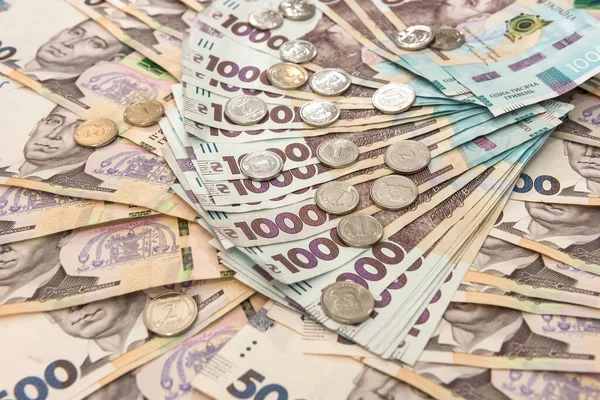 Hintergrund Ist Ukrainisches Geld Für Design Uah Neue Banknoten 500 — Stockfoto