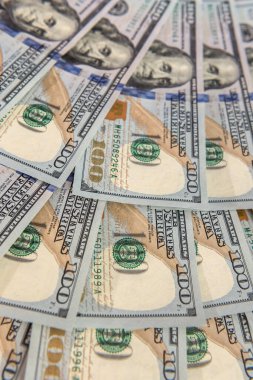 Tasarım için Amerikan dolarlarının arkaplanı. para zenginliği kavramı