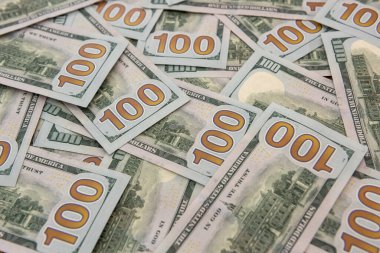 Arka planda Amerikan dolarları var. finansal kavram