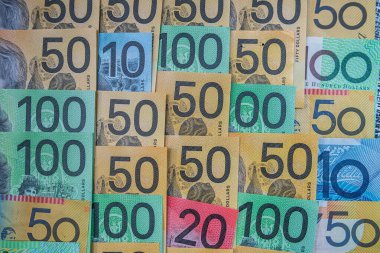 Avustralya Doları Banknotları: Mali Büyüme, Yatırım Ekonomik Refah Konsepti