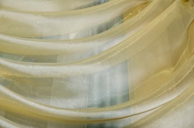 Altın kumaş arka plan - sarı Organze