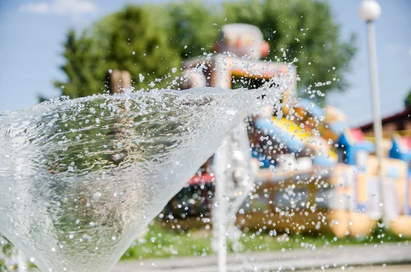 fountain with dripping water