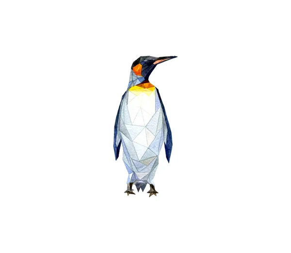 Watercolor pinguin abstract — Stock Photo, Image