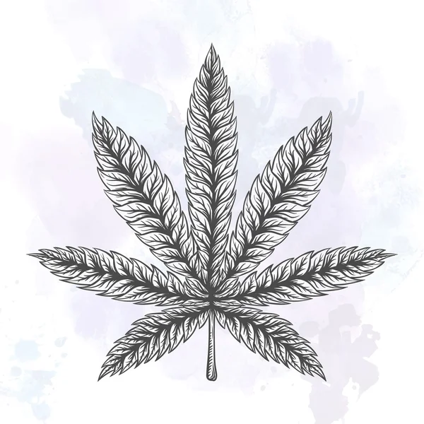 Collecte de marijuana . — Image vectorielle