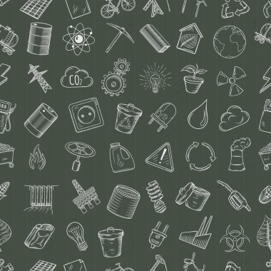 Ekoloji seamless modeli.